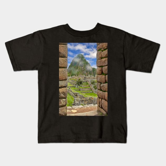 Room With a View. Kids T-Shirt by bulljup